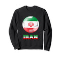 Iran Soccer Iranian Flag Soccer Sweatshirt - Custom Art Print for Adults - T-Shirt, Sweatshirt, Hoodie