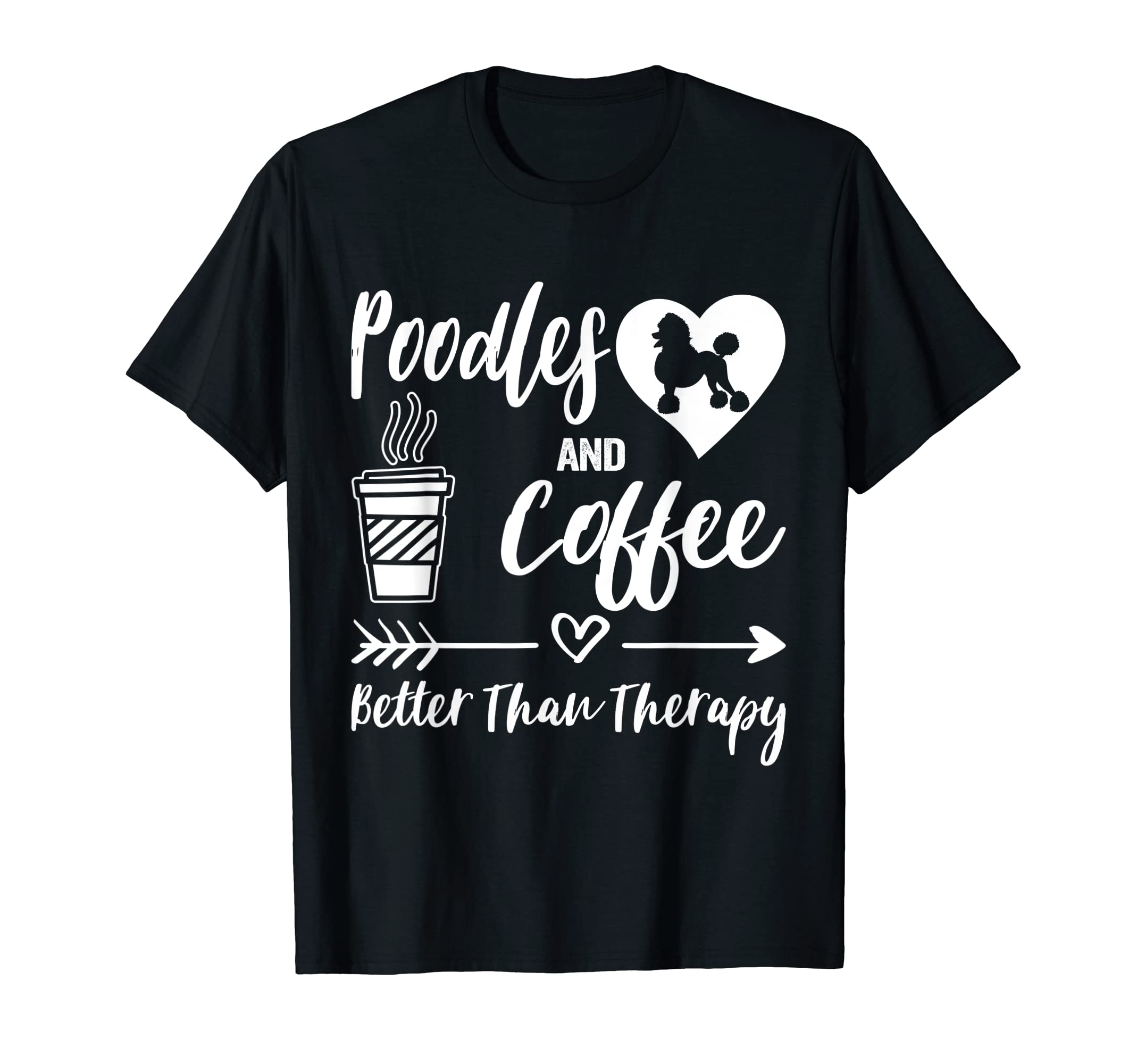 Poodle And Coffee Poodle Mom Poodle Dad T-Shirt - Trendy Graphic Men Women - T-Shirt, Sweatshirt, Hoodie