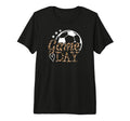 Game Day Soccer Leopard Soccer Game T-Shirt - Custom Art Print Men Women - T-Shirt, Sweatshirt, Hoodie