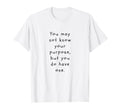 You May Not Know Your Purpose Funny T-Shirt - Streetwear Style Unisex - T-Shirt, Sweatshirt, Hoodie