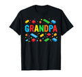 Grandpa Master Builder Building Bricks T-Shirt - Graphic Print Unisex - T-Shirt, Sweatshirt, Hoodie