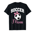 Soccer Mom Bow Soccer Ball T-Shirt - Unique Graphic Unisex - T-Shirt, Sweatshirt, Hoodie