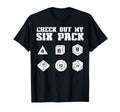 Rpg Check Out My 6 Pack Funny Gamer T-Shirt - Novelty Apparel for Adults - T-Shirt, Sweatshirt, Hoodie