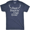 Crazy Dog Mens Funny Best Buckin Dad Ever Fathers Day - Adult & Kids T-Shirts, Sweatshirts & Hoodies apparel design preview 1