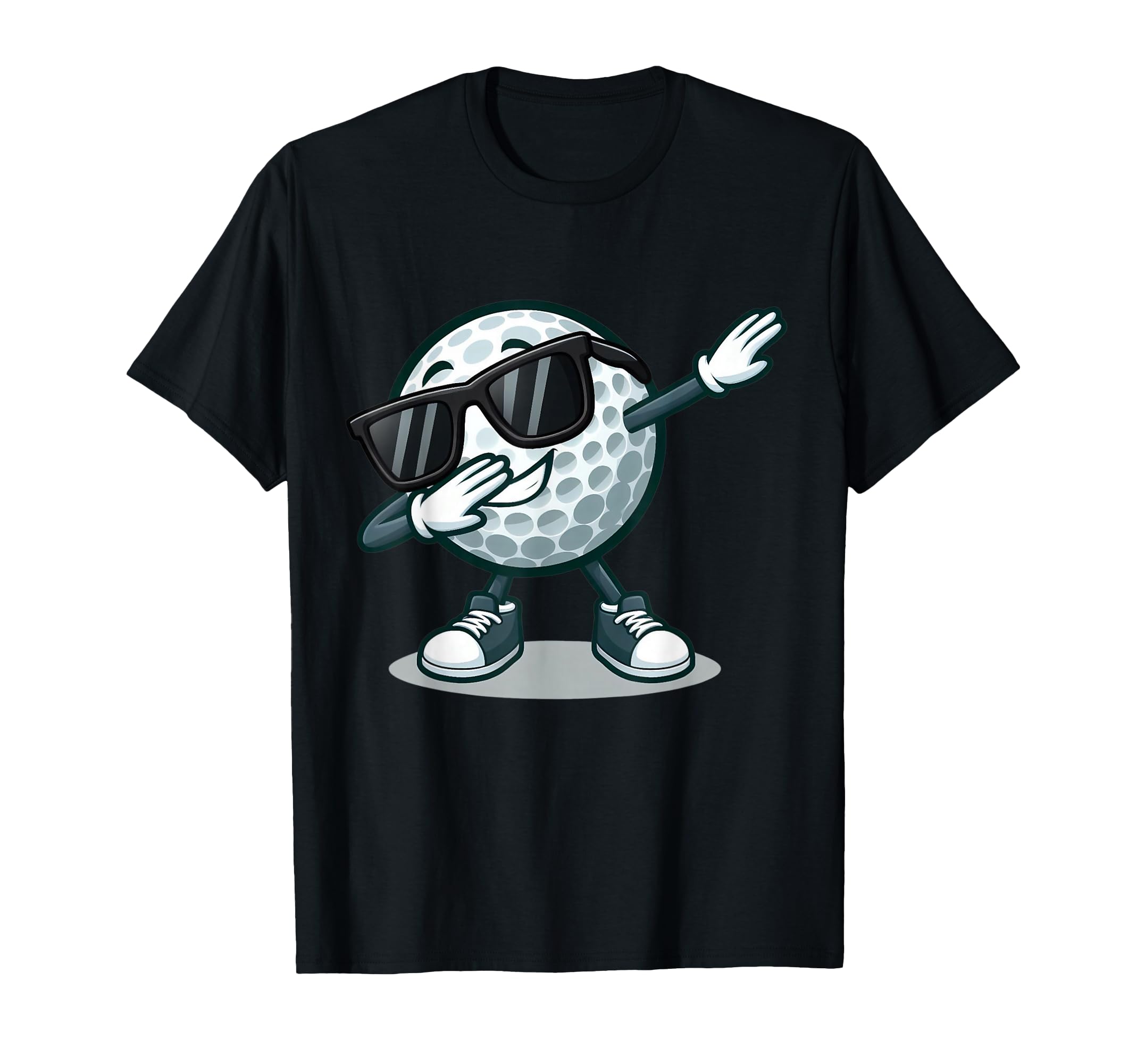 Dabbing Golf Ball Funny Sports Player T-Shirt - Casual Everyday Wear Unisex - T-Shirt, Sweatshirt, Hoodie