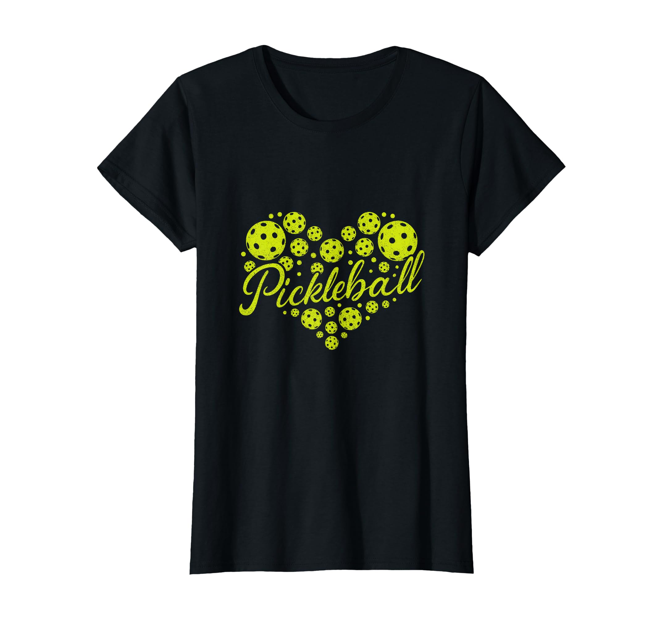 Pickleball Lovers Heart Ball T-Shirt - Fun Novelty Design Unisex - T-Shirt, Sweatshirt, Hoodie