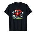 My Heart Playing Soccer T-Shirt - Casual Everyday Wear for Adults - T-Shirt, Sweatshirt, Hoodie