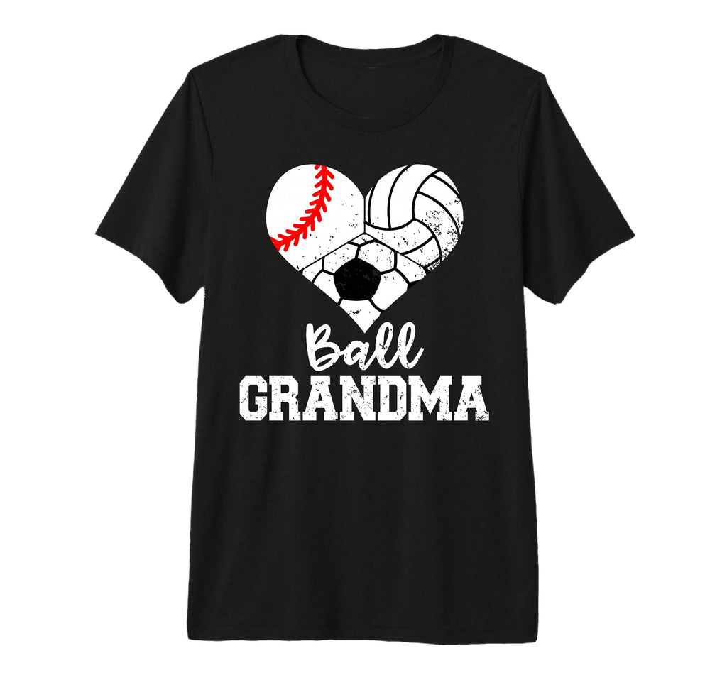 Ball Grandma Funny Baseball Volleyball T-Shirt - Minimalist Print Unisex - T-Shirt, Sweatshirt, Hoodie