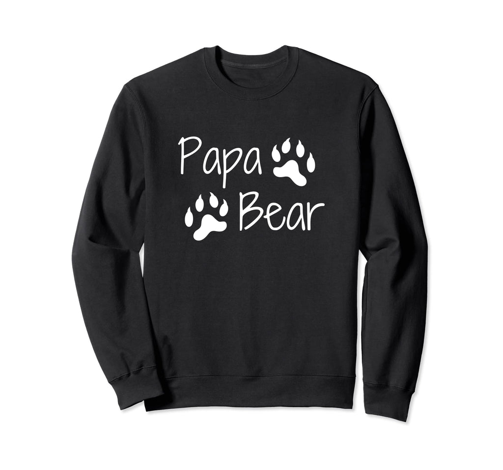 Papa Bear Fathers Day Gift Papa Sweatshirt - Minimalist Print for Adults - T-Shirt, Sweatshirt, Hoodie