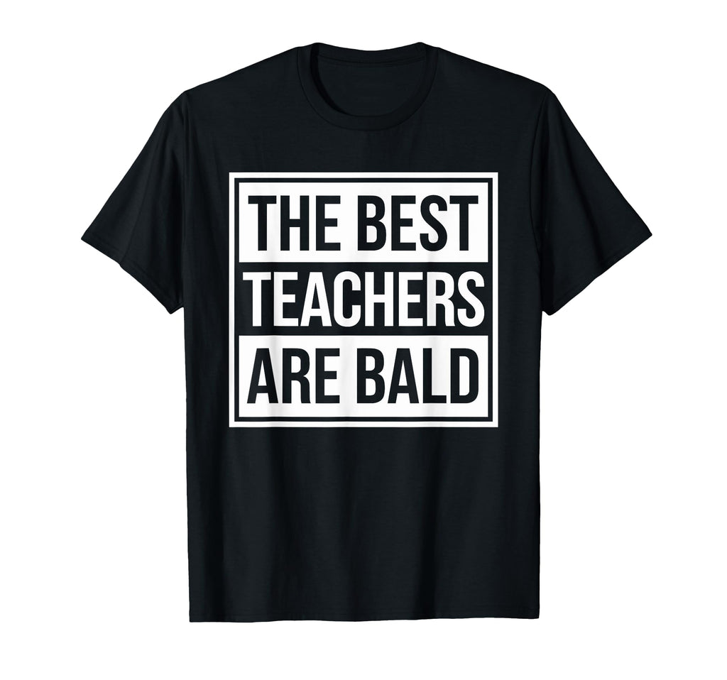 Bald Teacher Hair Loss Baldness Bald T-Shirt - Custom Art Print for Adults - T-Shirt, Sweatshirt, Hoodie