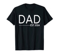 Dad Est 2024 First Fathers Day 24 T-Shirt - Trendy Graphic Men Women - T-Shirt, Sweatshirt, Hoodie