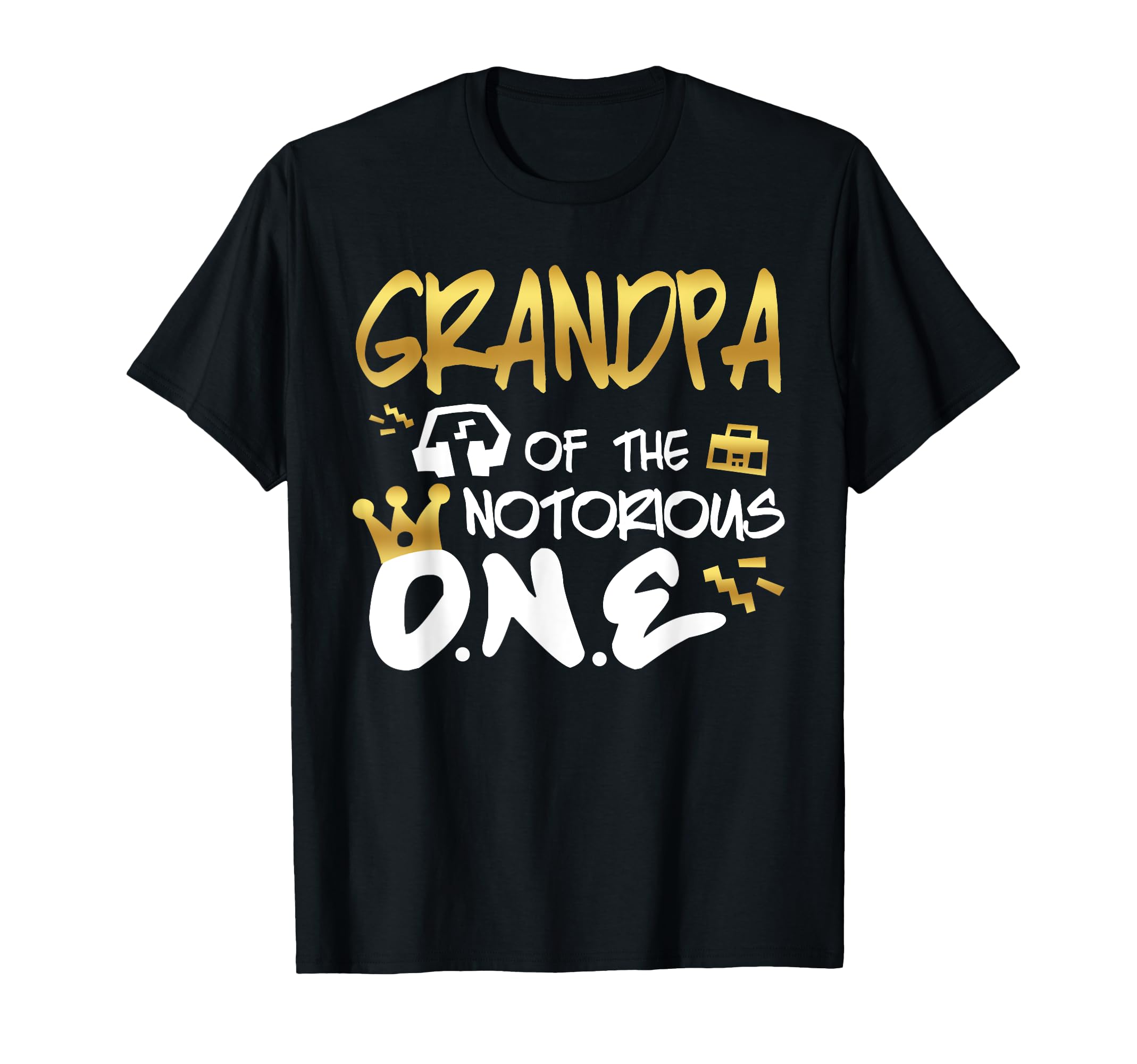 Grandpa Notorious One Old School 1St T-Shirt - Minimalist Print Men Women - T-Shirt, Sweatshirt, Hoodie
