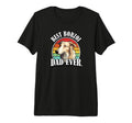 Funny Best Dad Russian Borzoi Dog Lover T-Shirt - Unique Graphic Unisex - T-Shirt, Sweatshirt, Hoodie