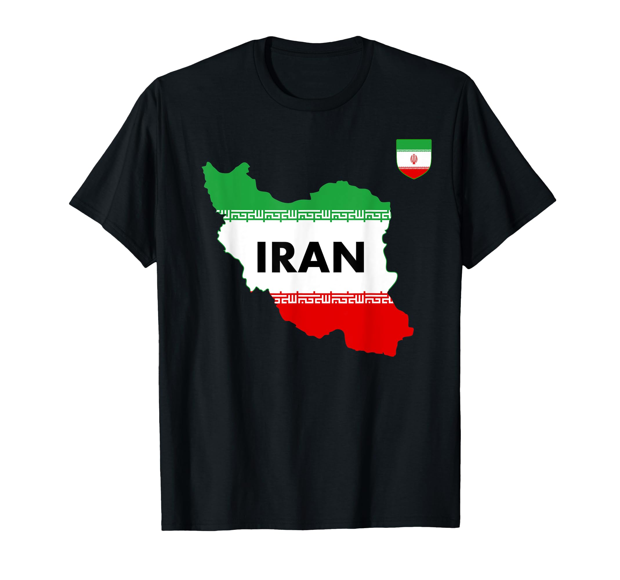 Iranian Football Soccer Jersey Ball Travel T-Shirt - Trendy Graphic Unisex - T-Shirt, Sweatshirt, Hoodie