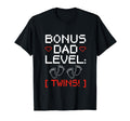 Gaming Twin Dad Bonus Level Gamer Dad T-Shirt - Graphic Print Men Women - T-Shirt, Sweatshirt, Hoodie