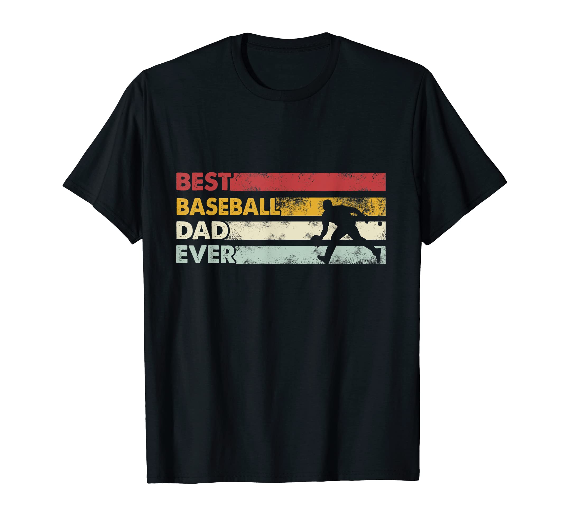 Best Dad Ever Father Baseball T-Shirt - Custom Art Print for Adults - T-Shirt, Sweatshirt, Hoodie