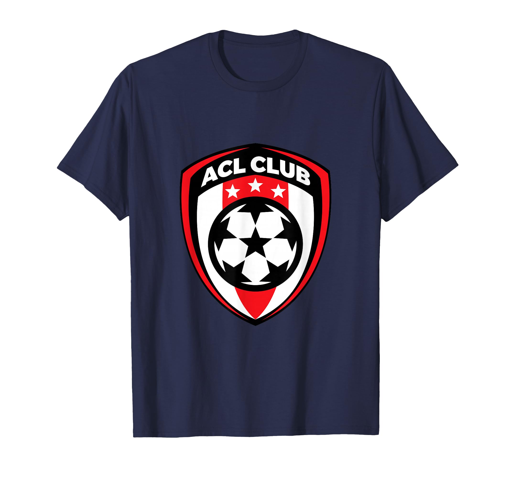 Torn Acl Club Knee Surgery Soccer T-Shirt - Novelty Apparel for Adults - T-Shirt, Sweatshirt, Hoodie