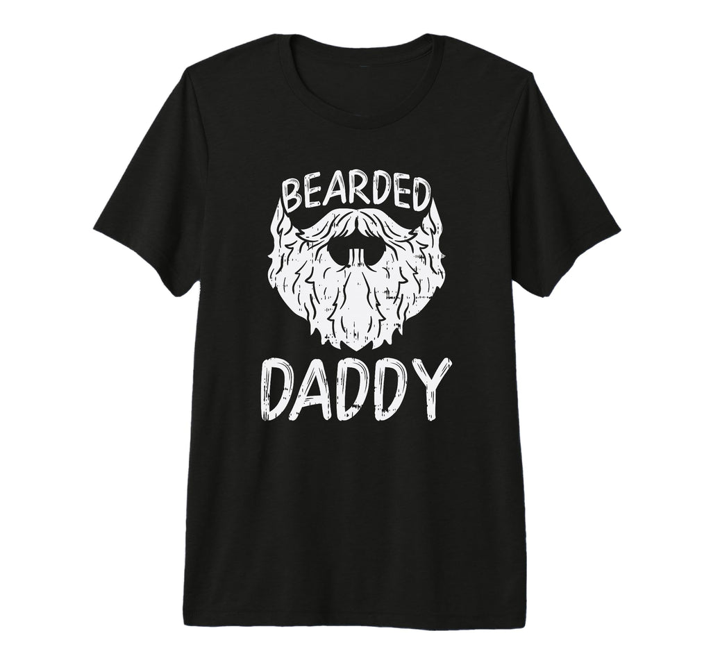 Bearded Daddy Son And Dad Matching T-Shirt - Minimalist Print for Adults - T-Shirt, Sweatshirt, Hoodie