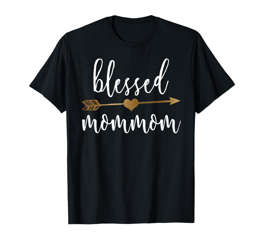 Gold Arrow Blessed Mommom Thanksgiving T-Shirt - Novelty Apparel Unisex - T-Shirt, Sweatshirt, Hoodie
