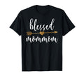Gold Arrow Blessed Mommom Thanksgiving T-Shirt - Novelty Apparel Unisex - T-Shirt, Sweatshirt, Hoodie