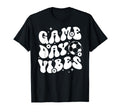 Groovy Soccer Game Day Vibes Game Day T-Shirt - Graphic Print Men Women - T-Shirt, Sweatshirt, Hoodie