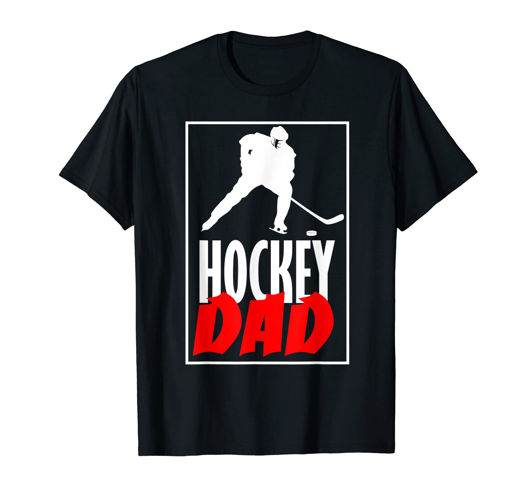 Hockey Father Ice Hockey Dad T-Shirt - Custom Art Print Men Women - T-Shirt, Sweatshirt, Hoodie