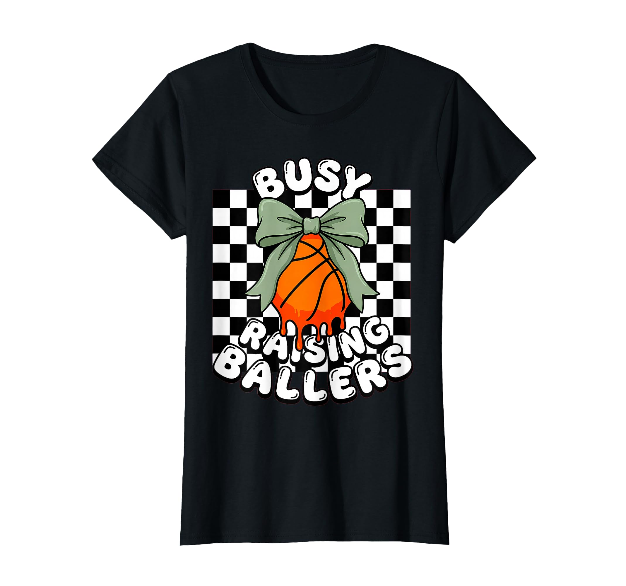 Busy Raising Ballers Coquette Bow T-Shirt - Fun Novelty Design Unisex - T-Shirt, Sweatshirt, Hoodie