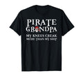 Pirate Grandpa Knees Creak More Than T-Shirt - Minimalist Print Men Women - T-Shirt, Sweatshirt, Hoodie