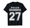 Number 27 Custom Proud Soccer Futbol T-Shirt - Aesthetic Graphic Men Women - T-Shirt, Sweatshirt, Hoodie