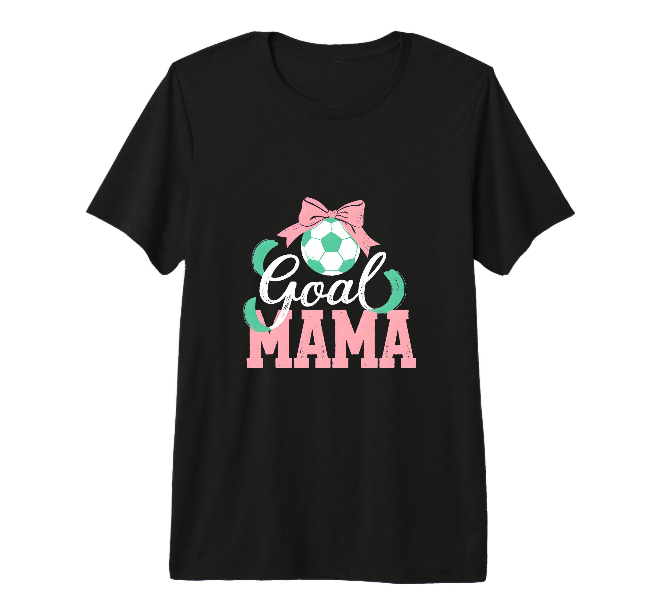 Goal Mama Soccer Bow Soccer Mom Pride T-Shirt - Aesthetic Graphic Unisex - T-Shirt, Sweatshirt, Hoodie