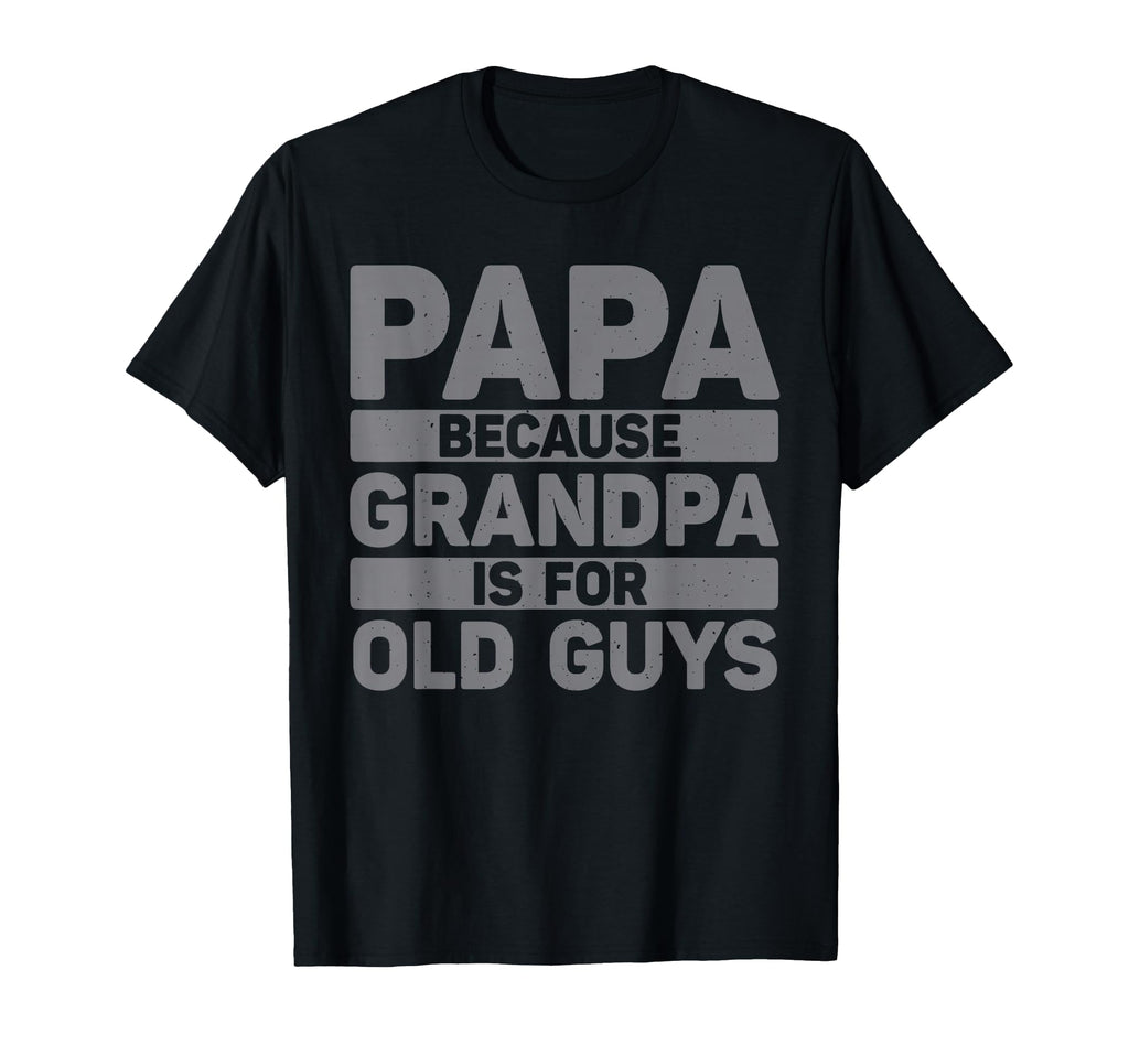 Papa Art Grandpa From Grandkids Fathers T-Shirt - Trendy Graphic Unisex - T-Shirt, Sweatshirt, Hoodie