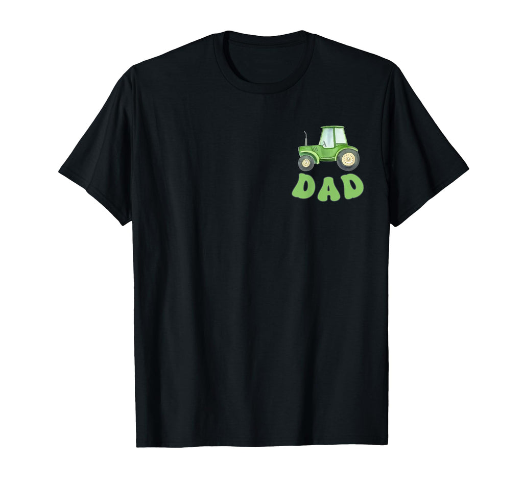 Dad Birthday Tractor Farm Trucks T-Shirt - Custom Art Print for Adults - T-Shirt, Sweatshirt, Hoodie