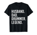 Husband Dad Drummer Legend Drum Dad T-Shirt - Streetwear Style for Adults - T-Shirt, Sweatshirt, Hoodie
