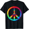 Peace Sign Tie Dye Hippies Christmas - Adult & Kids T-Shirts, Sweatshirts & Hoodies apparel design preview 1
