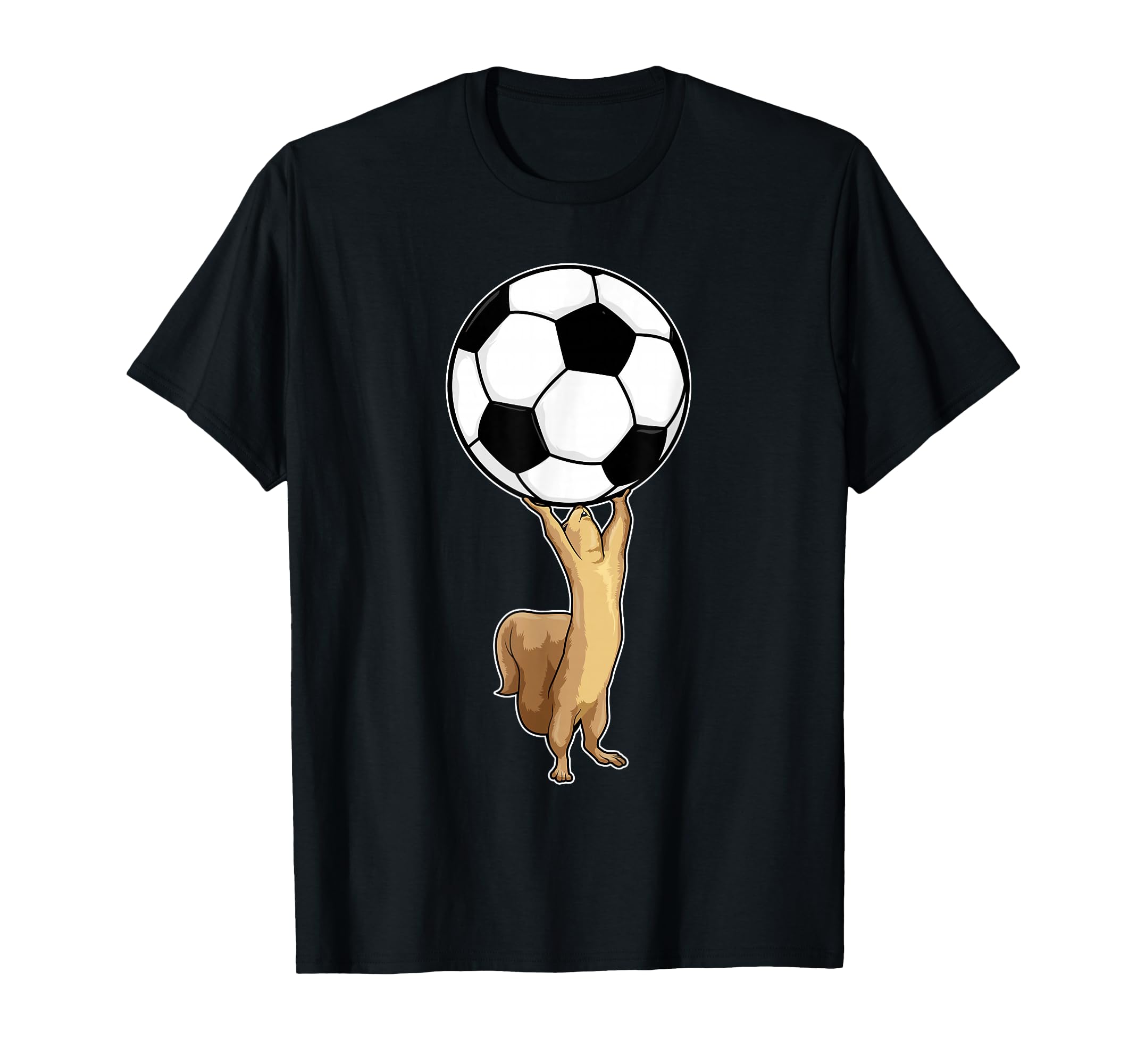 Squirrel Soccer Player Soccer Sports T-Shirt - Minimalist Print Men Women - T-Shirt, Sweatshirt, Hoodie