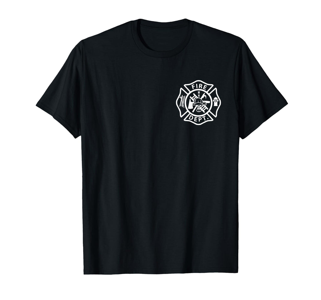 Fire Department Logo Uniform Fireman T-Shirt - Graphic Print Men Women - T-Shirt, Sweatshirt, Hoodie