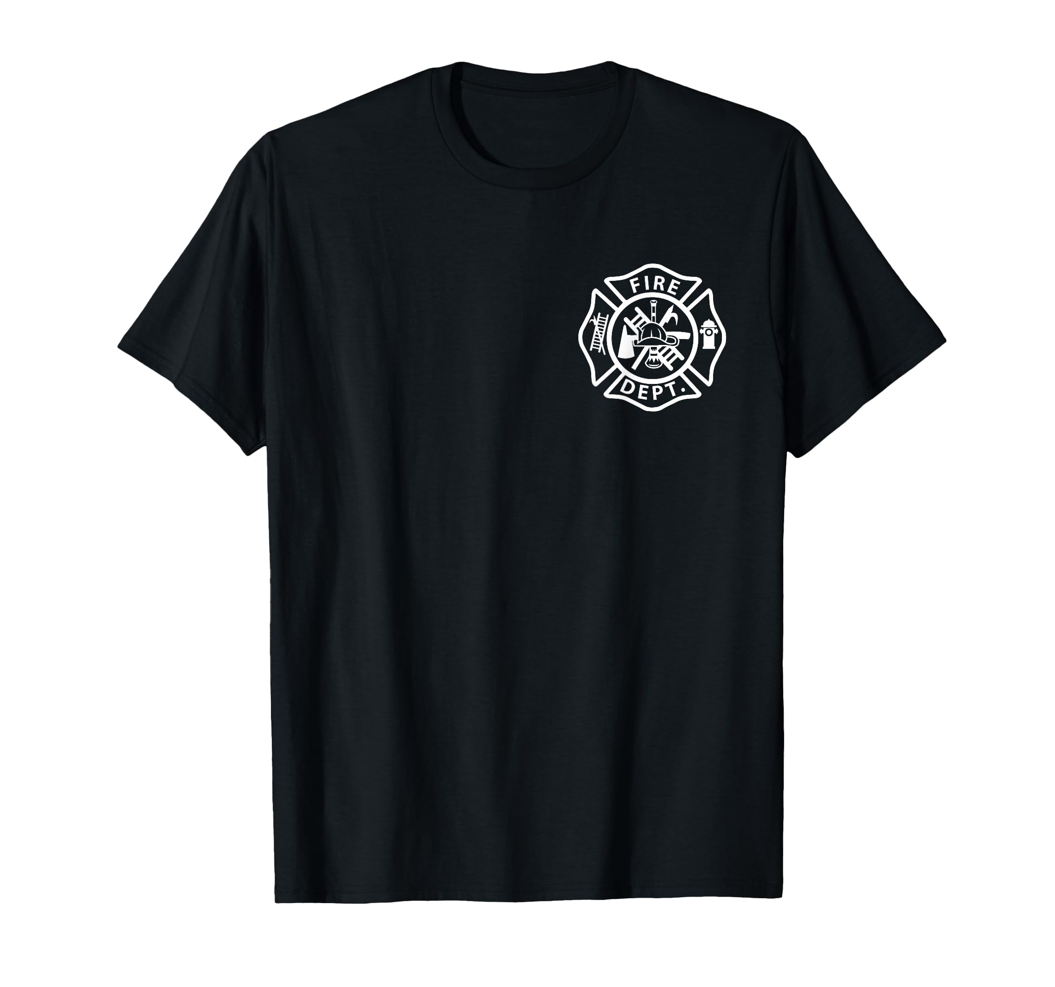 Fire Department Logo Uniform Fireman T-Shirt - Graphic Print Men Women - T-Shirt, Sweatshirt, Hoodie