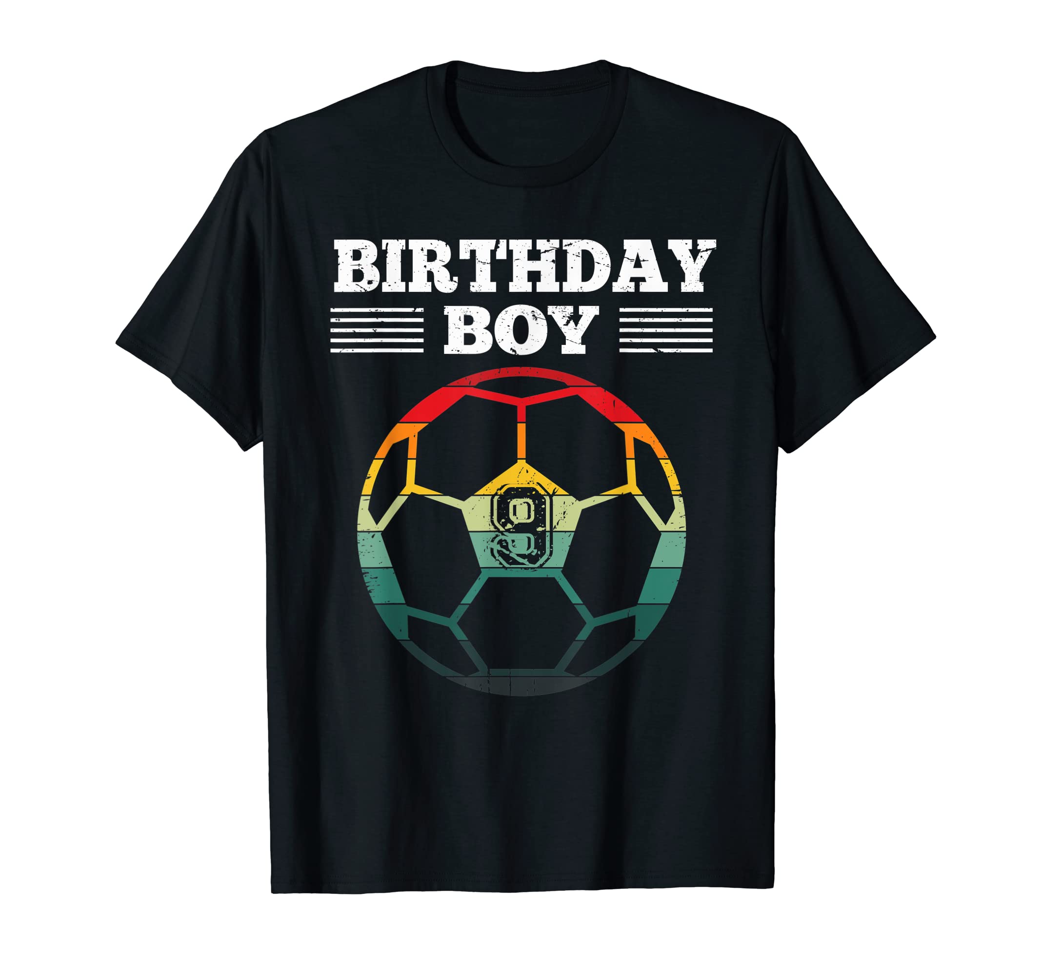Birthday 9 Years Old 9Th Soccer T-Shirt - Casual Everyday Wear Men Women - T-Shirt, Sweatshirt, Hoodie
