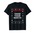 Snow Your Worth Dad Jokes Punchline T-Shirt - Minimalist Print Unisex - T-Shirt, Sweatshirt, Hoodie