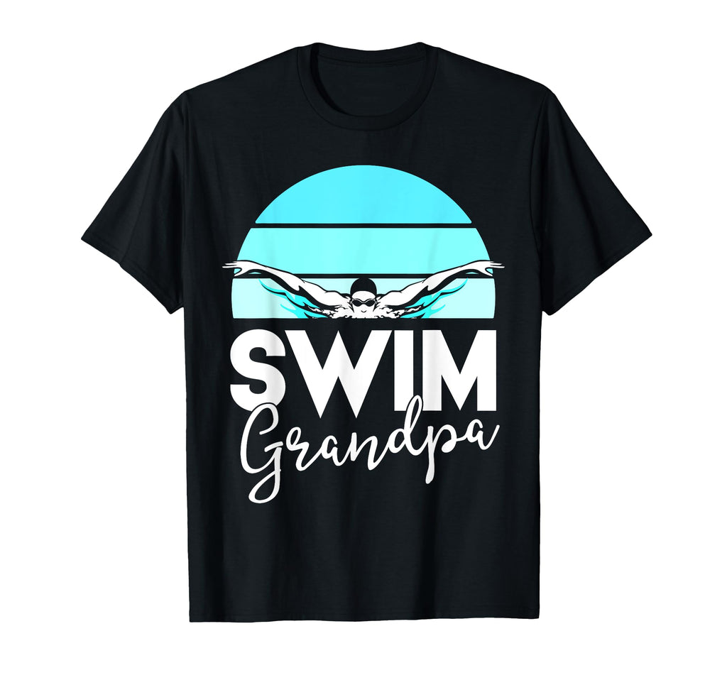 Grandpa Papa Swimming Meet Swimmer T-Shirt - Fun Novelty Design for Adults - T-Shirt, Sweatshirt, Hoodie