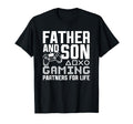 Father And Son Gaming Partners Life Funny T-Shirt - Graphic Print Unisex - T-Shirt, Sweatshirt, Hoodie