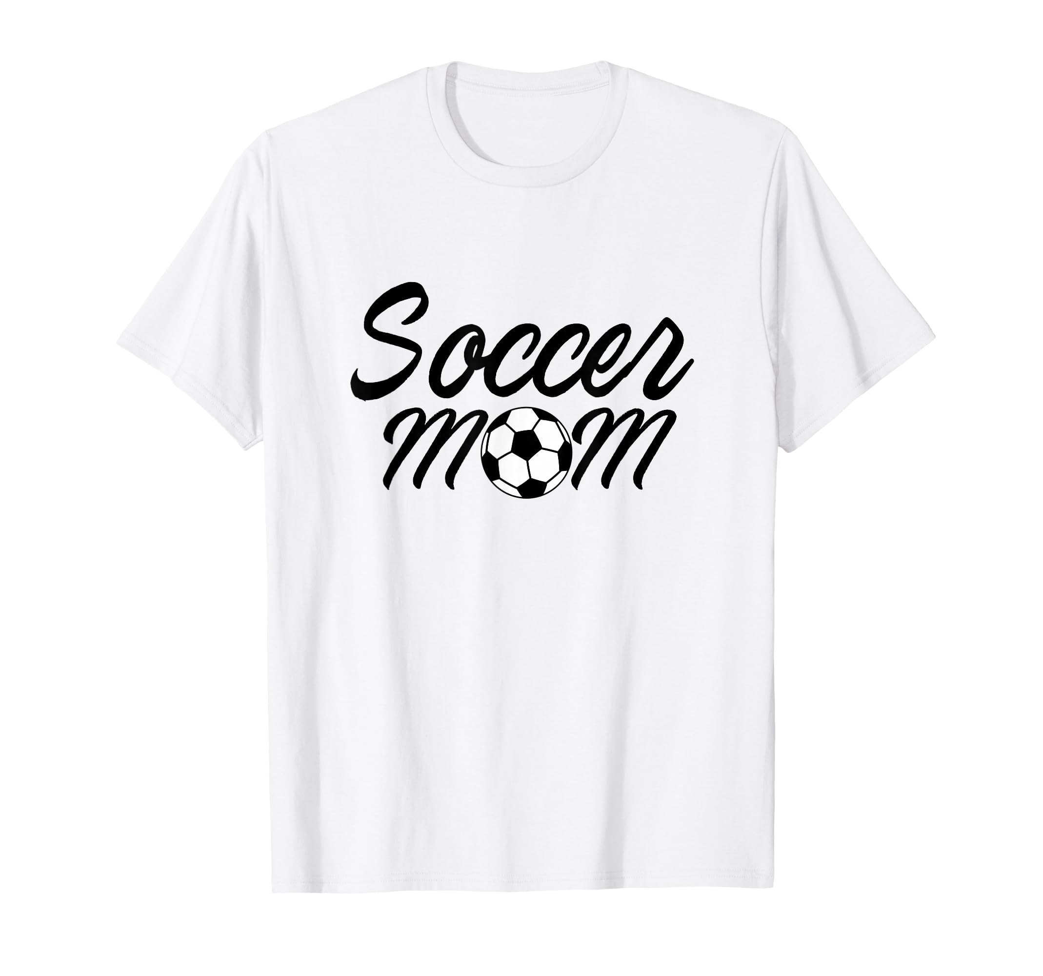 Soccer Mom Sport Team Mama Soccer Ball T-Shirt - Graphic Print Unisex - T-Shirt, Sweatshirt, Hoodie