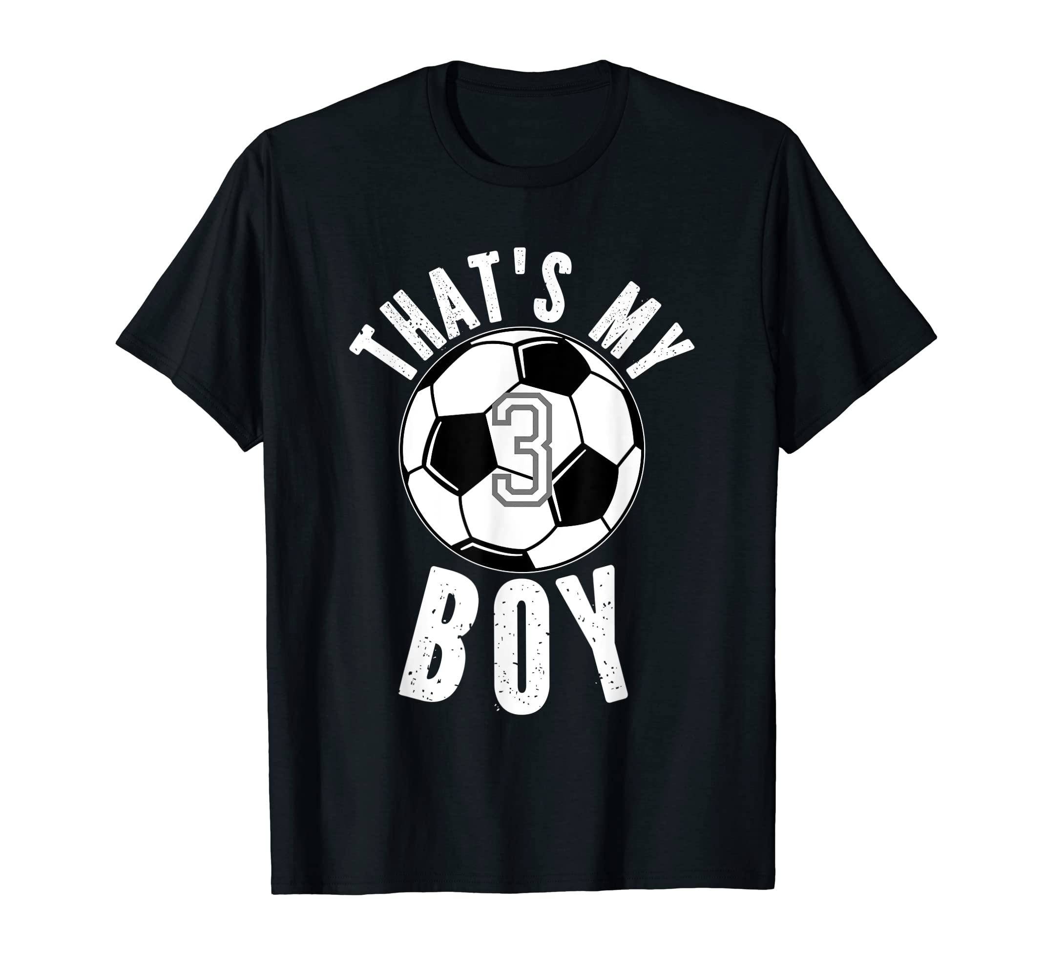 Thats My Jersey Number 3 Soccer Mom Dad T-Shirt - Minimalist Print Unisex - T-Shirt, Sweatshirt, Hoodie