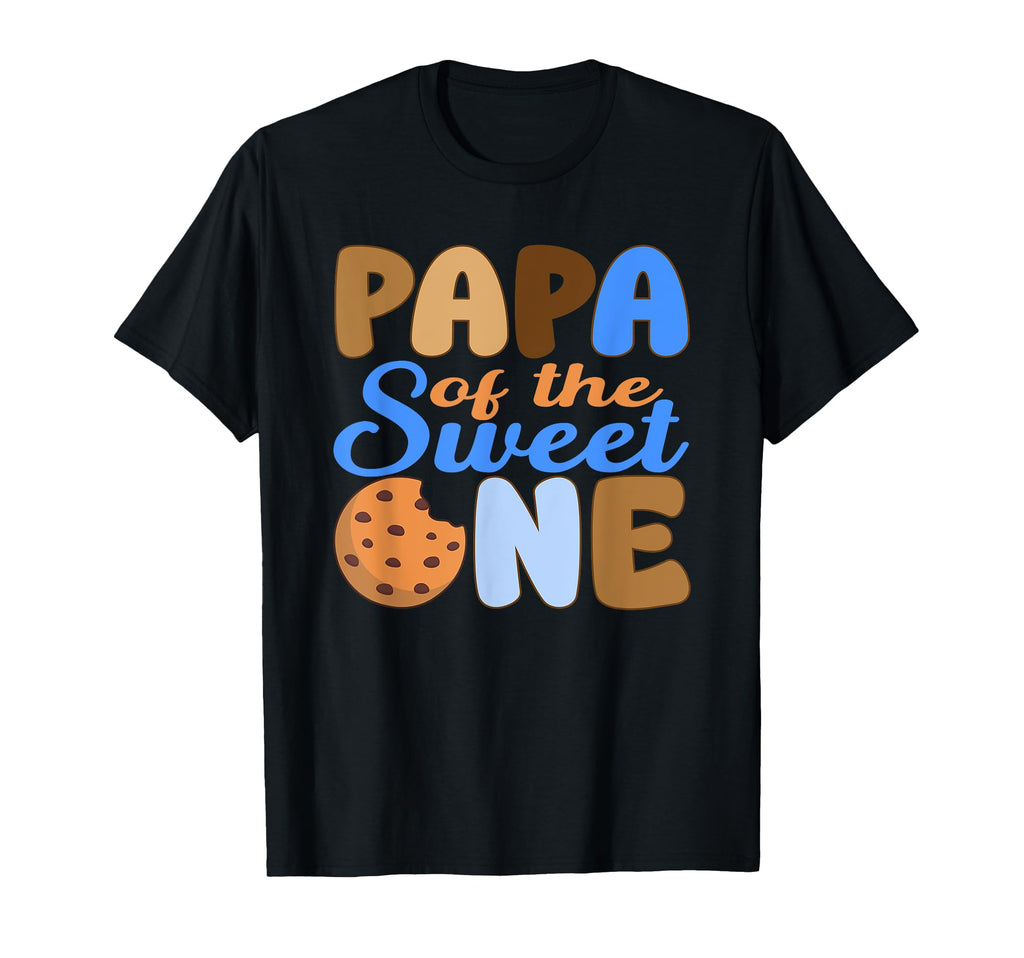 Papa Sweet One 1St Birthday Cookie Bday T-Shirt - Trendy Graphic Unisex - T-Shirt, Sweatshirt, Hoodie