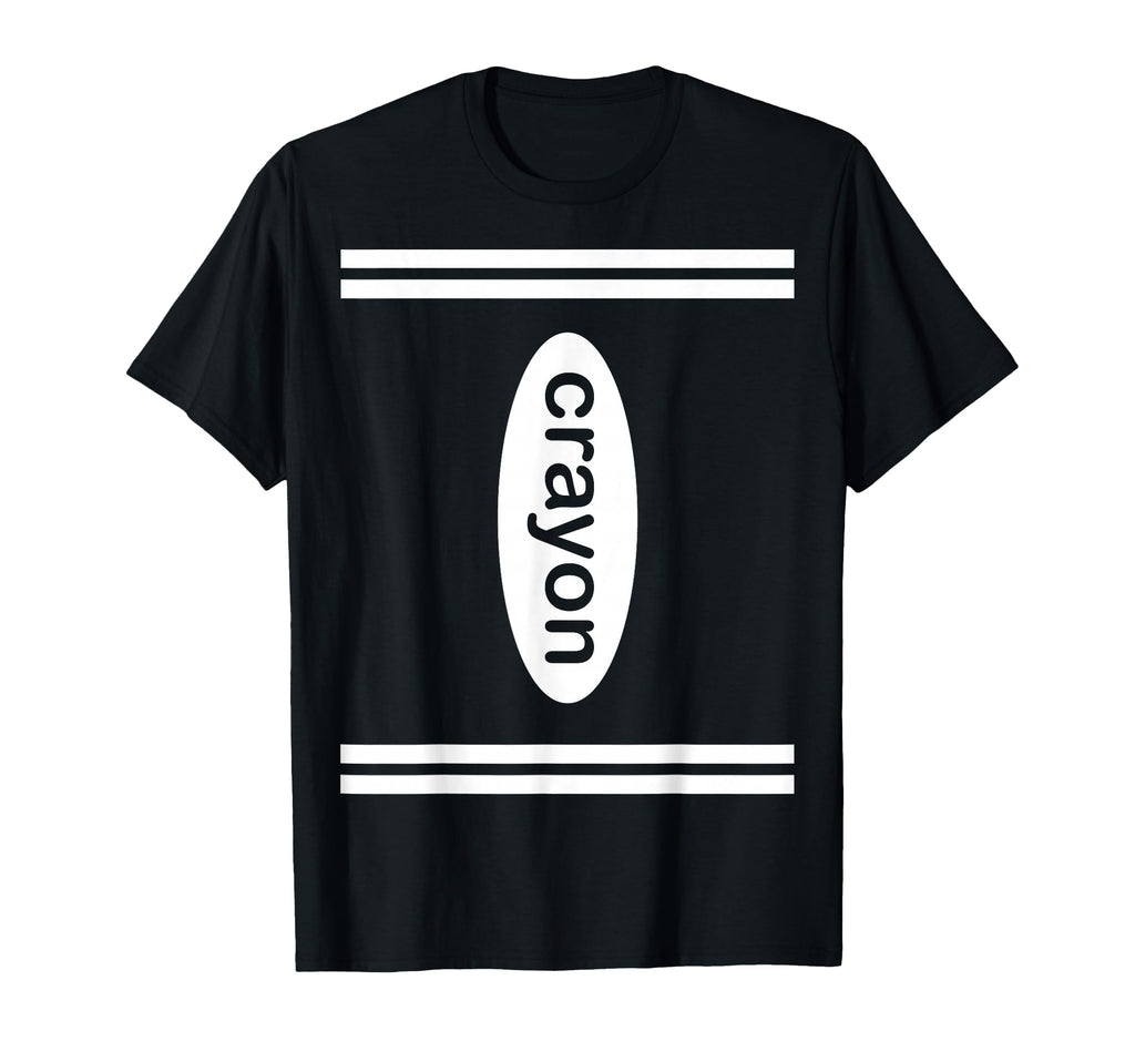 Crayon Halloween Costume Dark Color T-Shirt - Aesthetic Graphic for Adults - T-Shirt, Sweatshirt, Hoodie