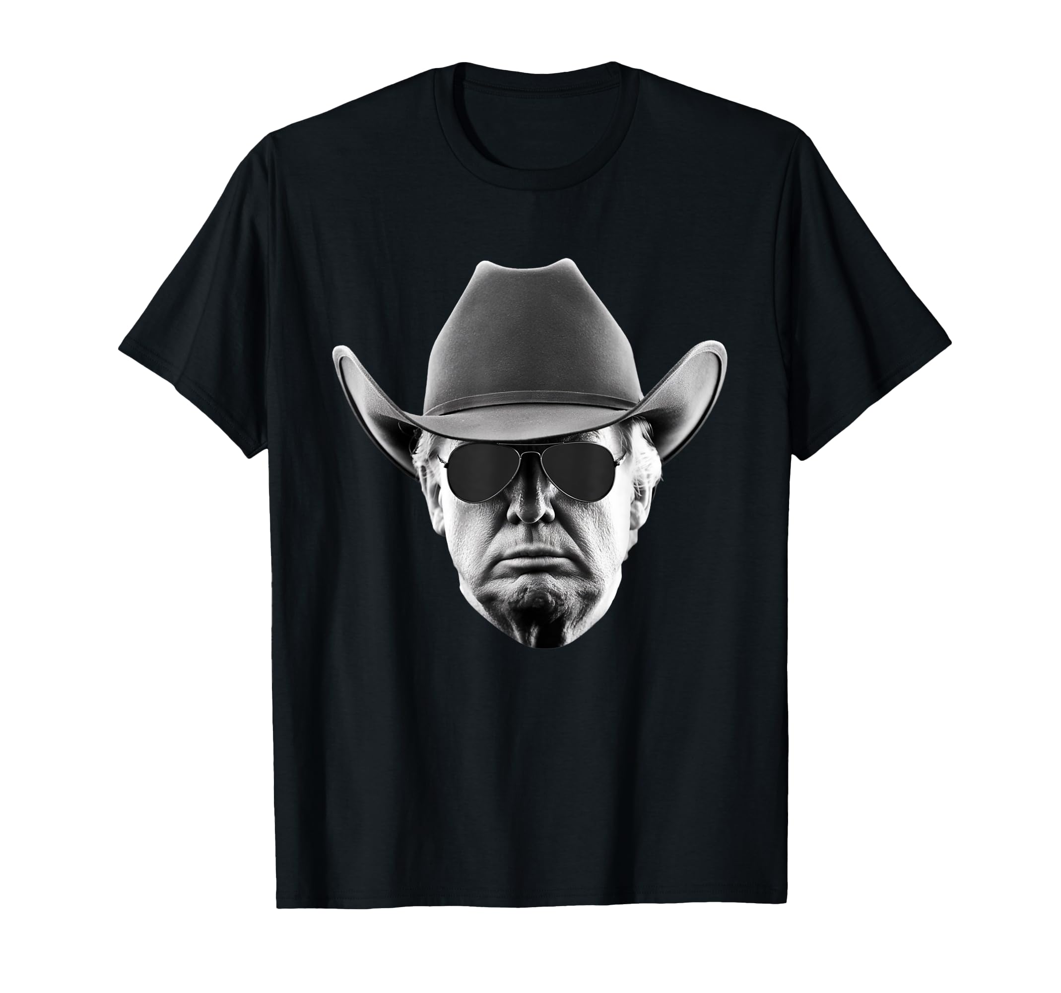 Donald Trump Cowboy Hat Us Usa America T-Shirt - Trendy Graphic for Adults - T-Shirt, Sweatshirt, Hoodie