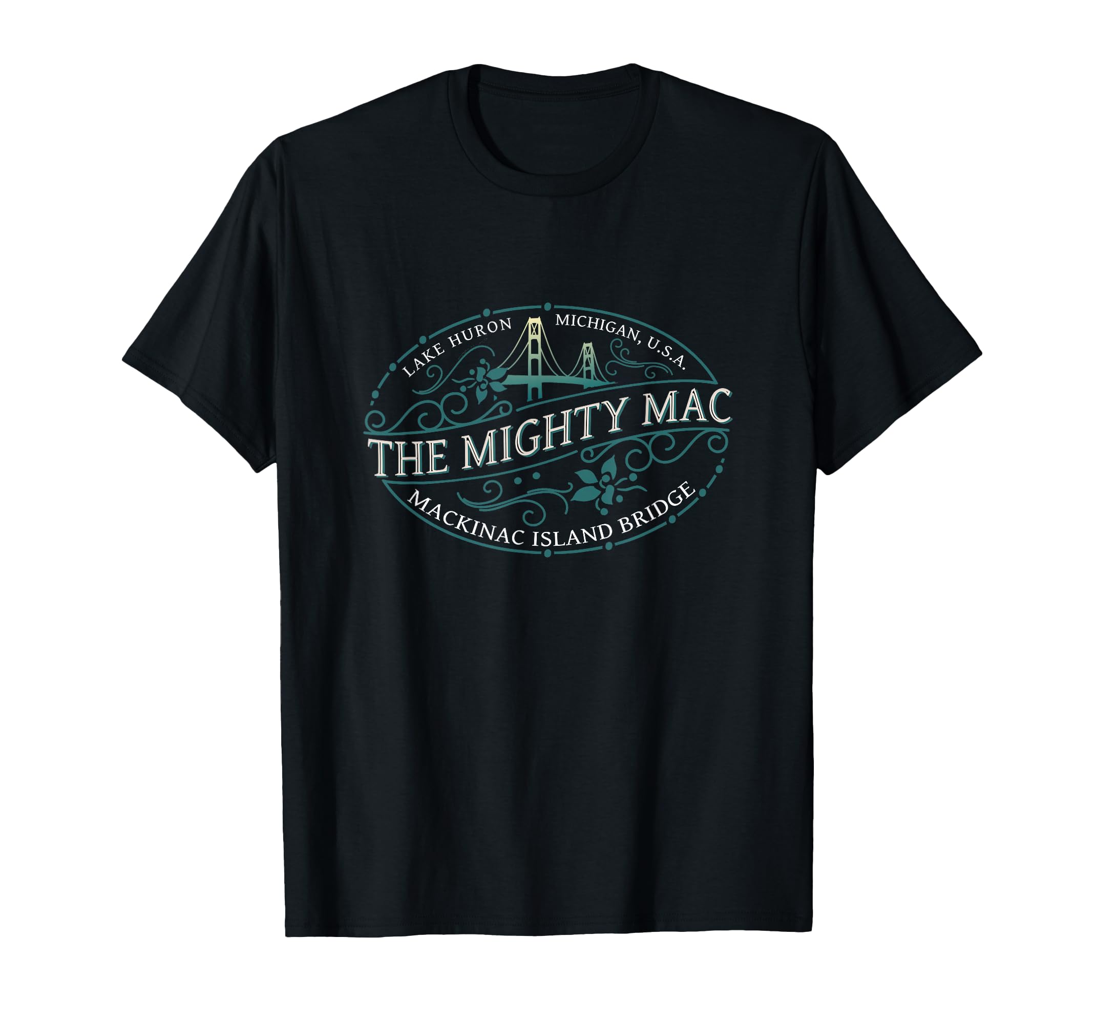 Mackinac Island Bridge Michigan Usa T-Shirt - Streetwear Style for Adults - T-Shirt, Sweatshirt, Hoodie