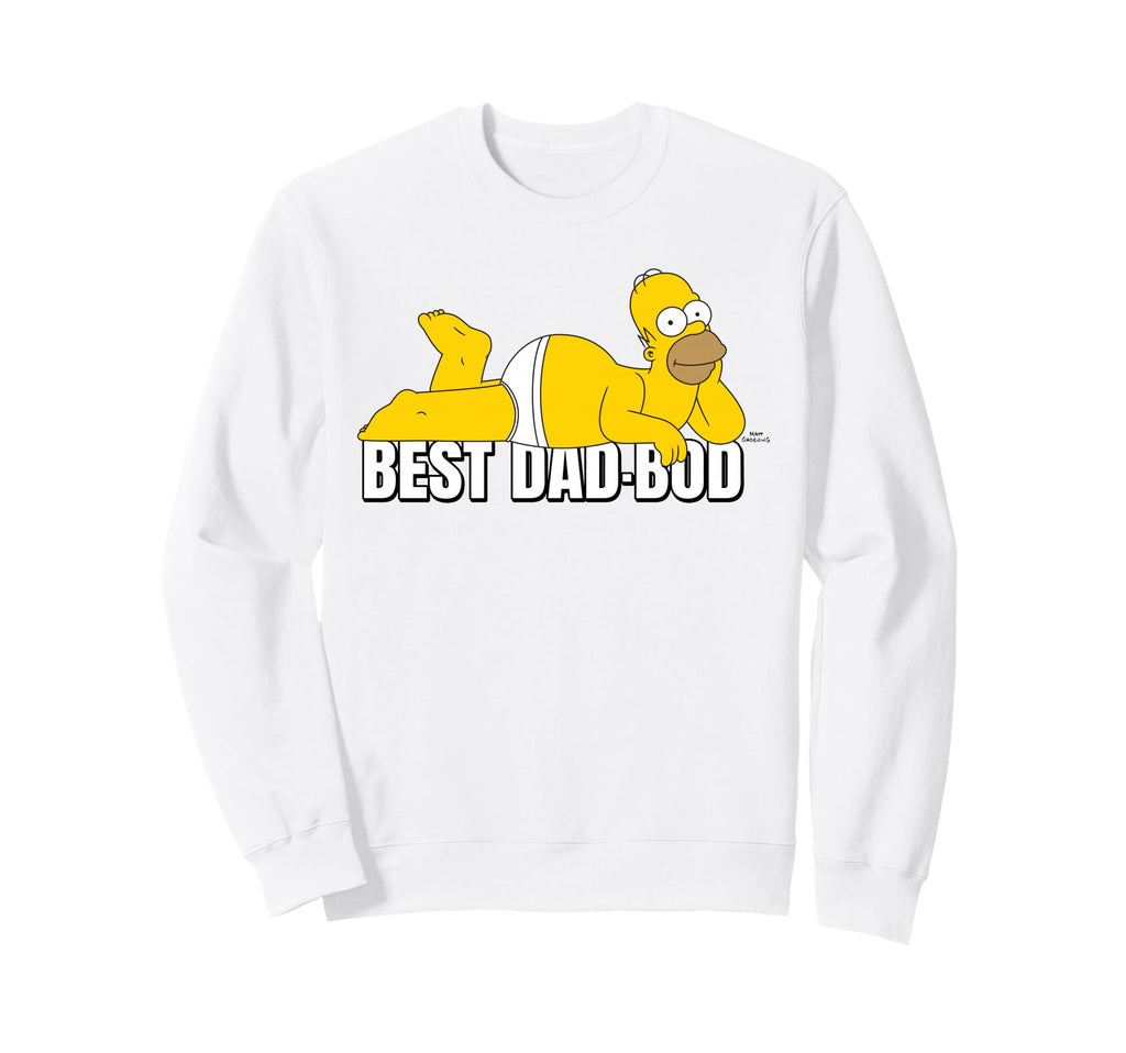 Simpsons Fathers Day Best Dad Bod Sweatshirt - Minimalist Print Men Women - T-Shirt, Sweatshirt, Hoodie