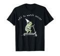 Off To Watch Soccer Funny Frog T-Shirt - Novelty Apparel for Adults - T-Shirt, Sweatshirt, Hoodie