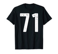 Numbered Practice Jerseys Number T-Shirt - Casual Everyday Wear for Adults - T-Shirt, Sweatshirt, Hoodie